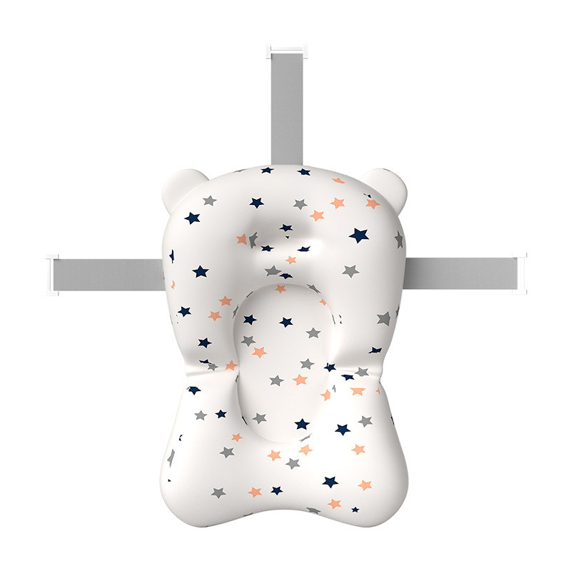 Children's bath bath rack baby bath net bath floating mat bath bath mat net pocket newborn bath bed baby bath rack