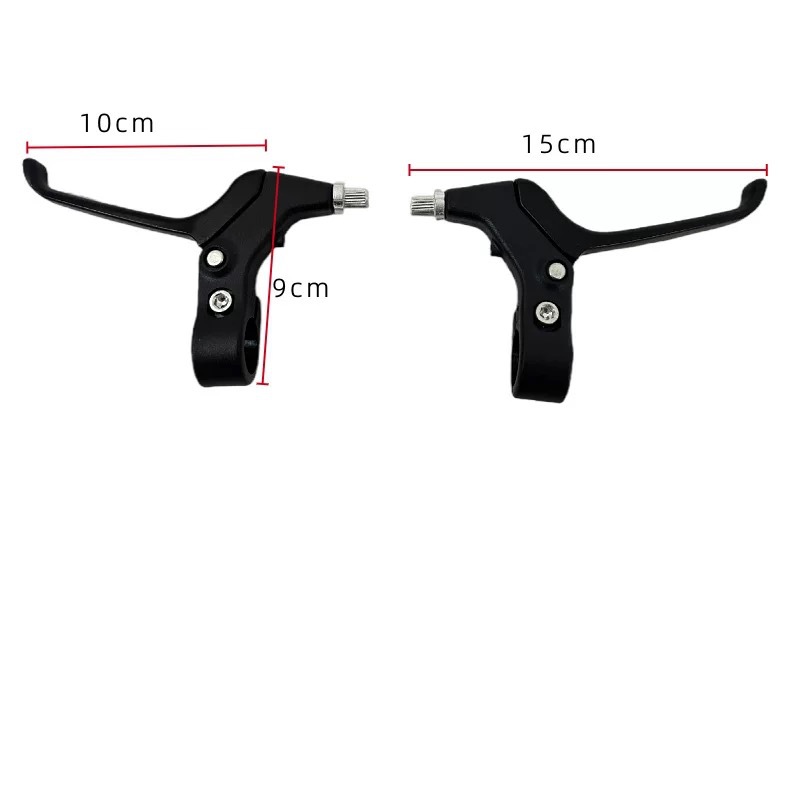 Half-Aluminum Nylon 4-Finger Brake Handlebar Bicycle Brake Handlebar Bicycle Aluminum Alloy Brake Handlebar Brake Stroller Lightweight Design