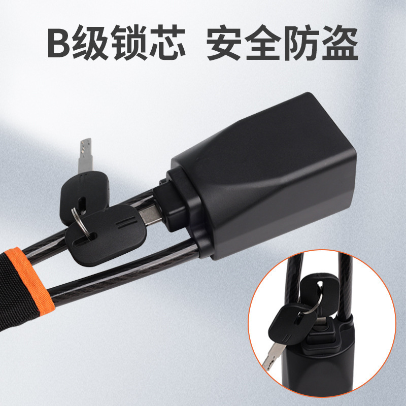 Amazon's New Best-Selling Car Steering Wheel Lock Car Anti-Theft Lock Safety Buckle Lock Wire Rope Steering Wheel Lock