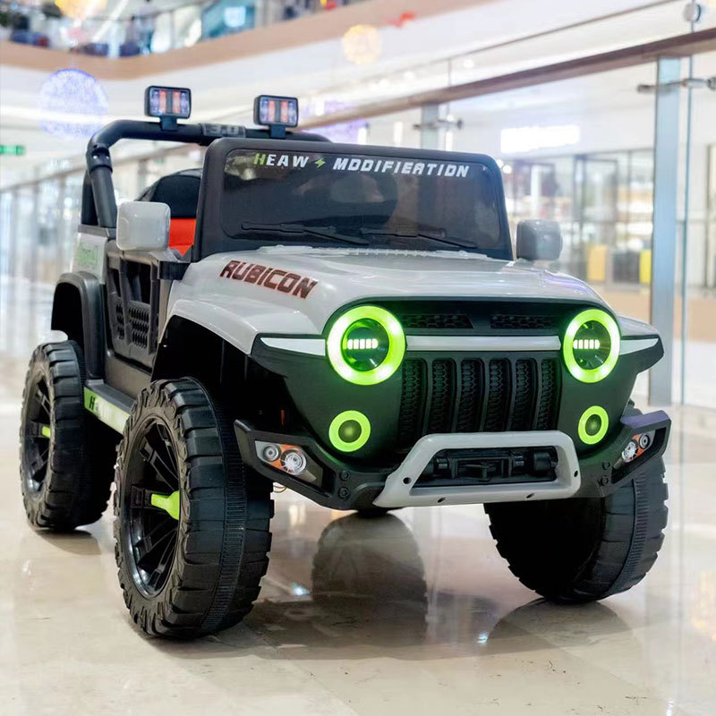 New Wrangler Electric Car Four-Wheel Drive Remote Control Children's Toy Car Can Sit on Large Off-Road Vehicle Four-Wheel Car