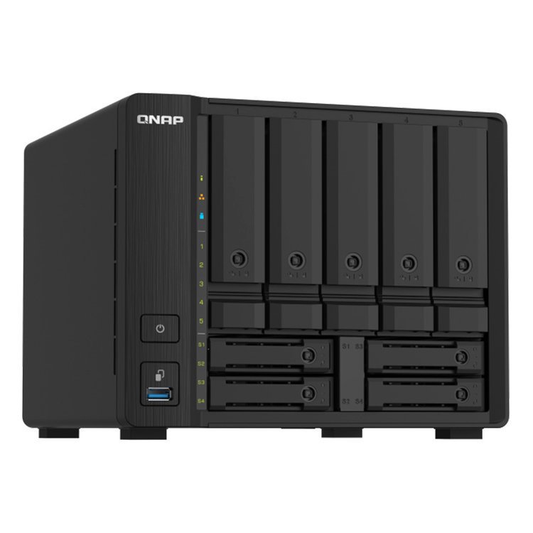 Qnap Qnap Ts-932Px-4G Nine-Bay Enterprise-Class Nas 10Gbe + 10Gbe 2.5Gbe High Speed