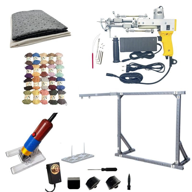 Handheld Carpet Weaving Gun Electric Gun Two-In-One Manufacturer Wholesale Tufting Gun Tufting Gun Set