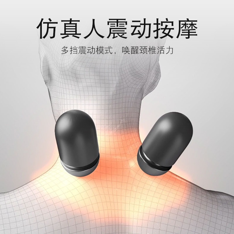 Cervical Pillow, Neck Pillow, Memory Foam, Constant Temperature Hot Compress, Vibration Massage, Multi-Functional Physiotherapy Pillow, Keshi Cervical Pillow