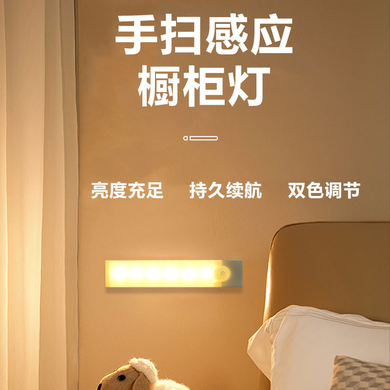 Human Body Sensor Wireless Charging Lamp, Magnetic Adsorption Night Light, Baby Smart Portable Magnetic Night Light