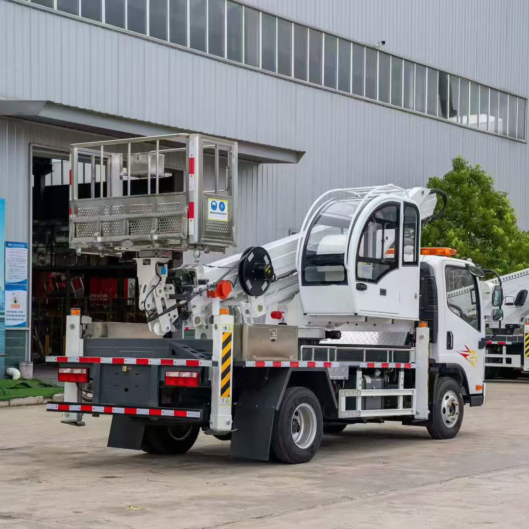 Подъемная платформа, прямой и изогнутый подъемник с корзиной 21м для экспорта