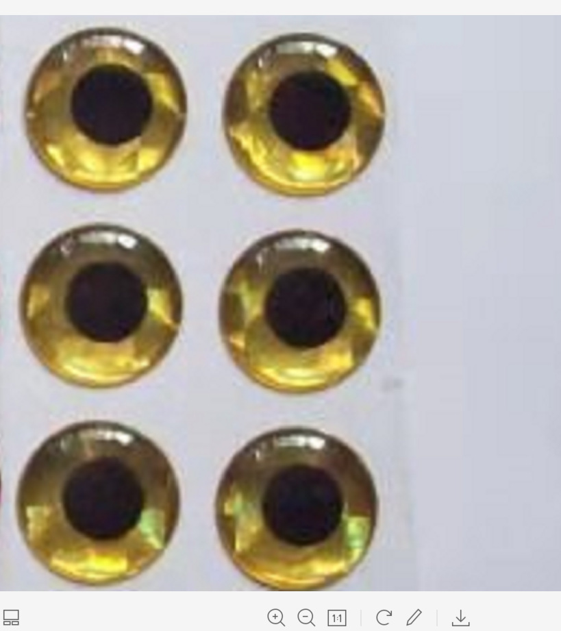 Wholesale 3D Luya simulation fish eye bait eye stickers fake bait Luya fishing gear fishing supplies