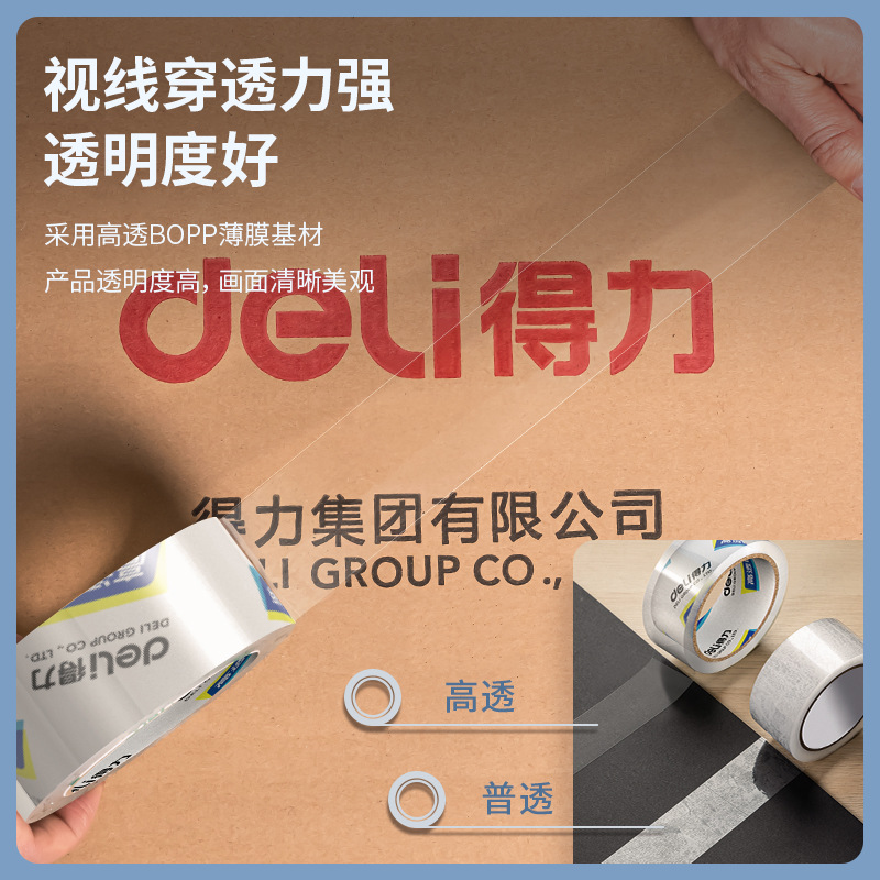 deli deli 30246 transparent sealing tape/deli supermarket/tape paper/sealing tape/tape