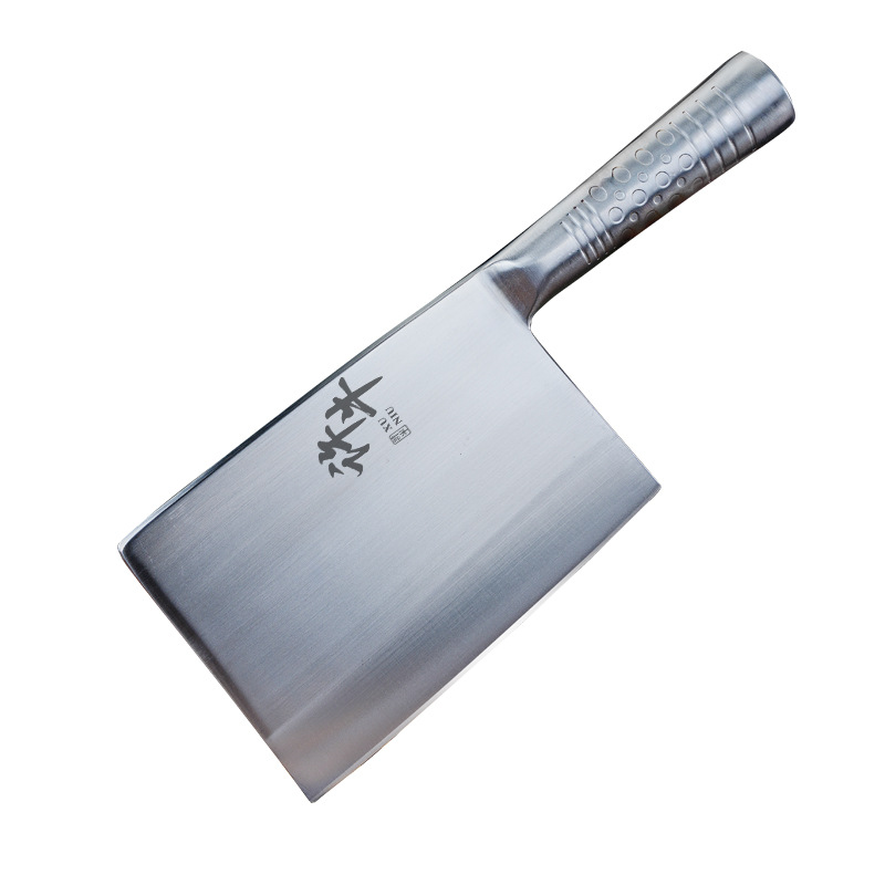 Forged Thickened All-Steel Fish-Killing Knife, Large Heavy-Duty Bone-Chopping Knife for Market Use, Suitable for Cutting Chicken, Duck, and Fish