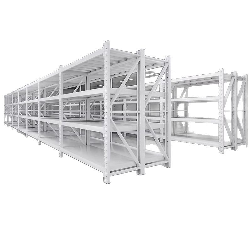 Warehouse Shelf Storage Rack Multi-layer Wall Shelf Storage Rack Express Cargo Rack Basement Household Heavy Iron Rack