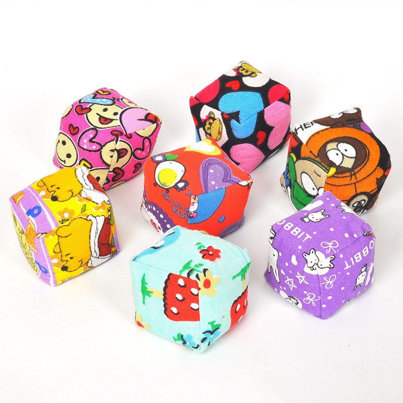 Children's Sandbag Throwing Play Teaching Aids Kindergarten Fabric DIY Physical Sports Games Wholesale Cloth Sandbags