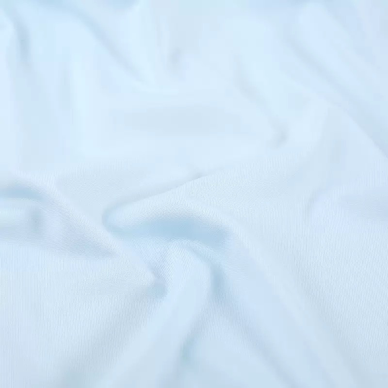 75D Flat Ice Silk Fabric, Sun Protection, Quick-Drying, Plain Weave, Four-Way Stretch, Polyester Spandex Sleeves, Printed, Wrinkle-Resistant, Ice-Feel