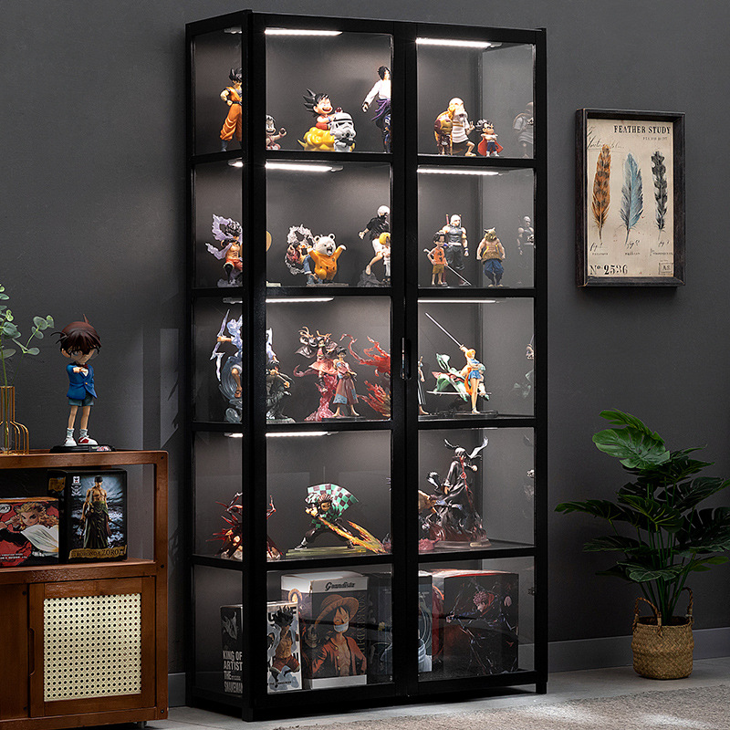 Home storage cabinet storage cabinet storage cabinet multi-layer with cabinet door bedroom home hand display cabinet batch