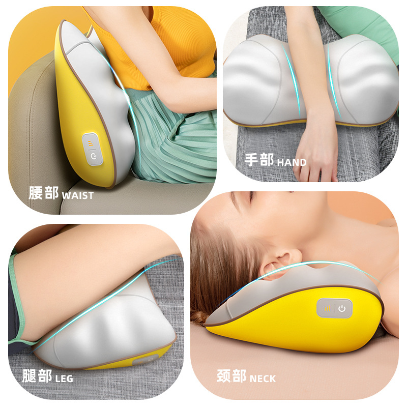 Massager Electric Waist Lumbar Car Massage Waist Cushion Office Life Waist Cushion Travel Massage Waist Cushion