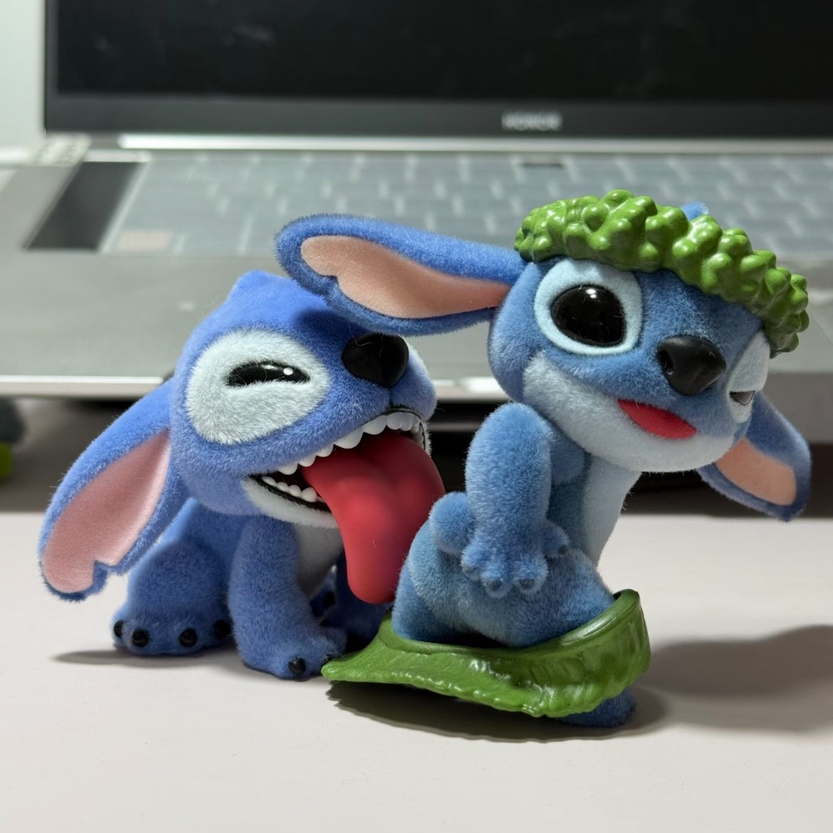 Genuine New Product Disney Stitch Where's the Bad Blind Box Flocking Blind Box Ornament Wholesale Gift