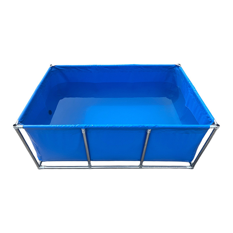 Bracket Pool Square Thickened PVC Fish Pond Aquatic Aquaculture Reservoir Movable Foldable Boat Model Competition Pool