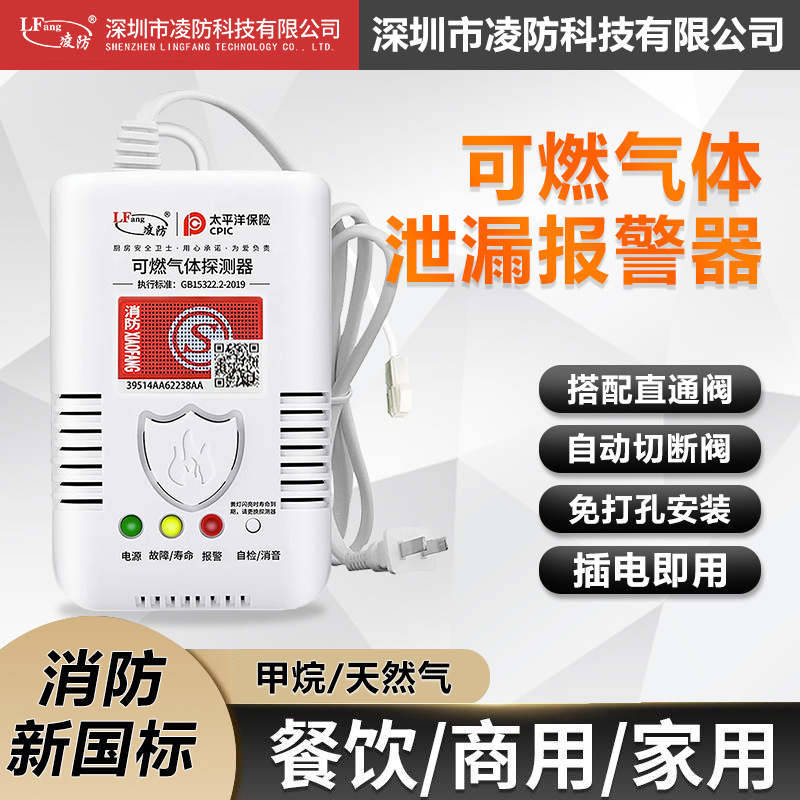 LinGfanG JT-G55 Газовый сигнализатор для дома, кухня, природный газ, сжиженный газ, детектор утечки газа