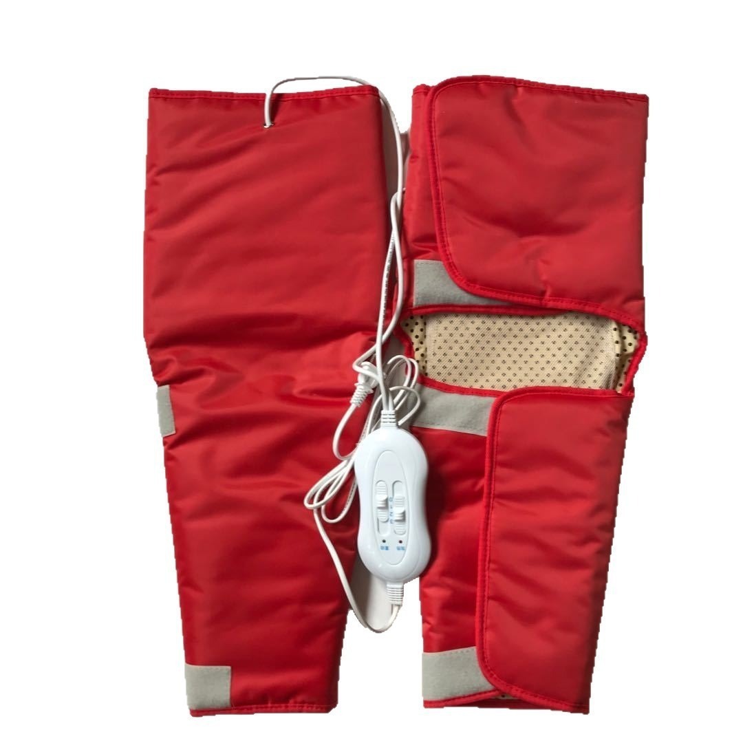 ⑥ Heating Vibration Massage Long Leg Belt with Sweating and Hot Compress Leg Beauty Device, Far-Infrared Electric Heating Knee Joint Physiotherapy Device