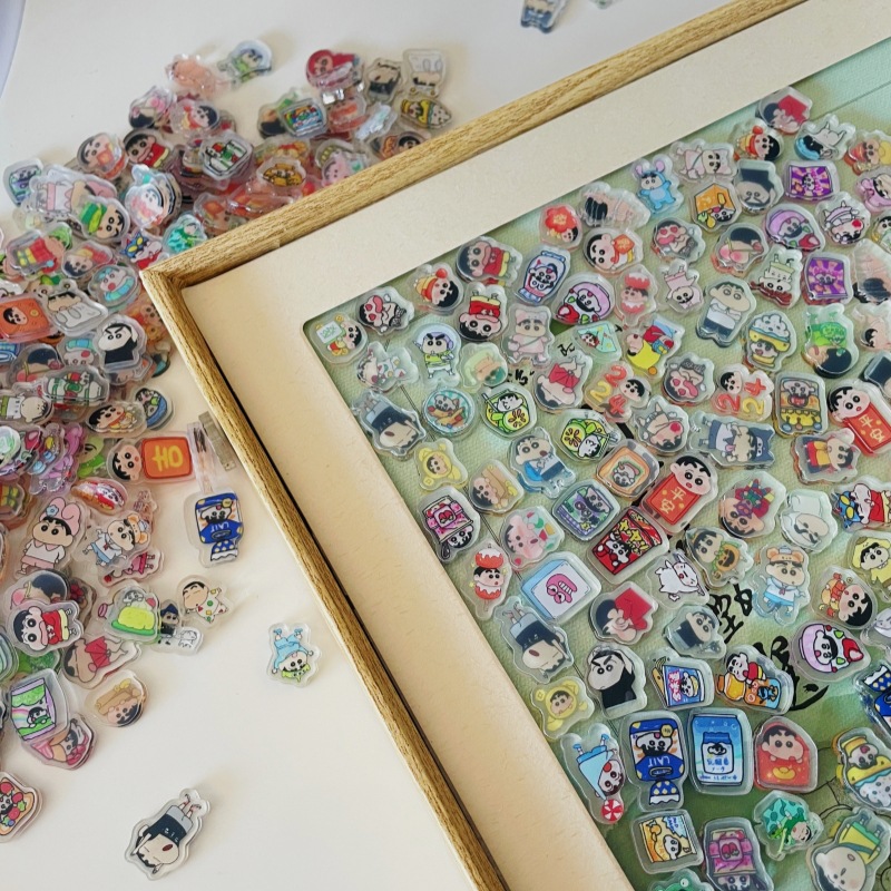 Acrylic Sheet Custom 1cm 2cm 3cm Mini Sheet Beads DIY Shaker Built-In Sheet Custom with Holes