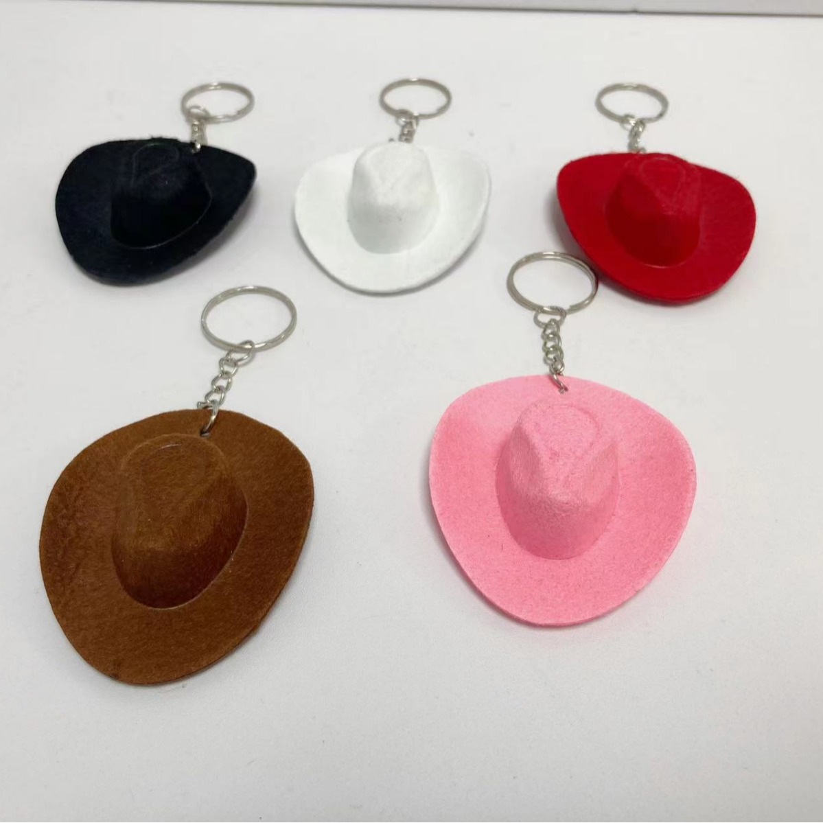 Hat Keychain Portable Pendant Bag Accessories Mini Cowboy Hat Keychain Cowboy Hat Bag Pendant