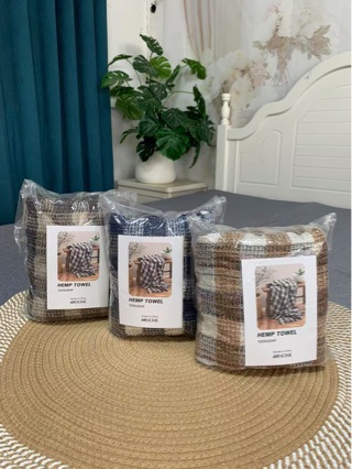 Hemp Honeycomb Bath Towel 70×140