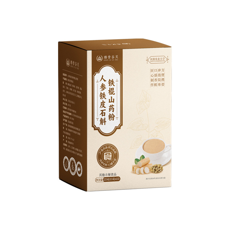 Ginseng, Dendrobium Officinale, and Yam Powder Manufacturer, Custom Nutritional Meal Replacement Powder for E-Commerce, Yam Powder Oem