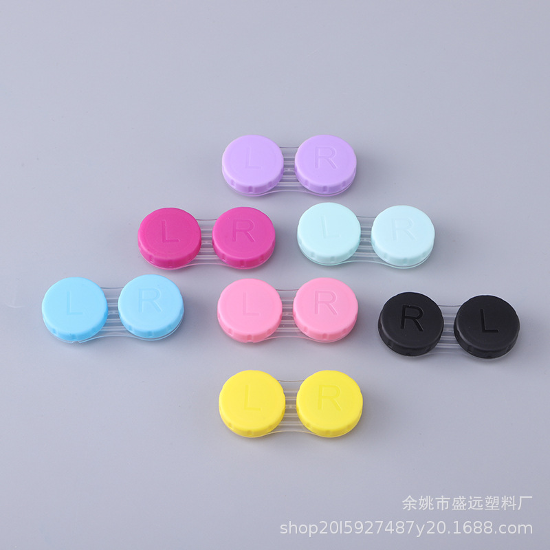 Wholesale Contact Lens Companion Box Double Box Manufacturer Wholesale Multi-Color Contact Lens Box Plastic Pp Material
