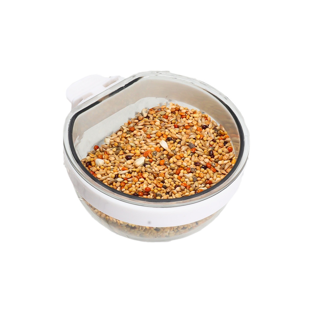 Budskin parrot peony xuanfeng food box food jar food basin bird cup health care egg millet food bowl learn to eat pet supplies