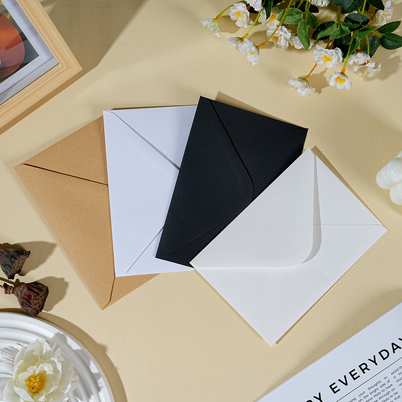 in stock cross-border Amazon B6C6 black white cowhide western wholesale custom retro envelope factory direct sales