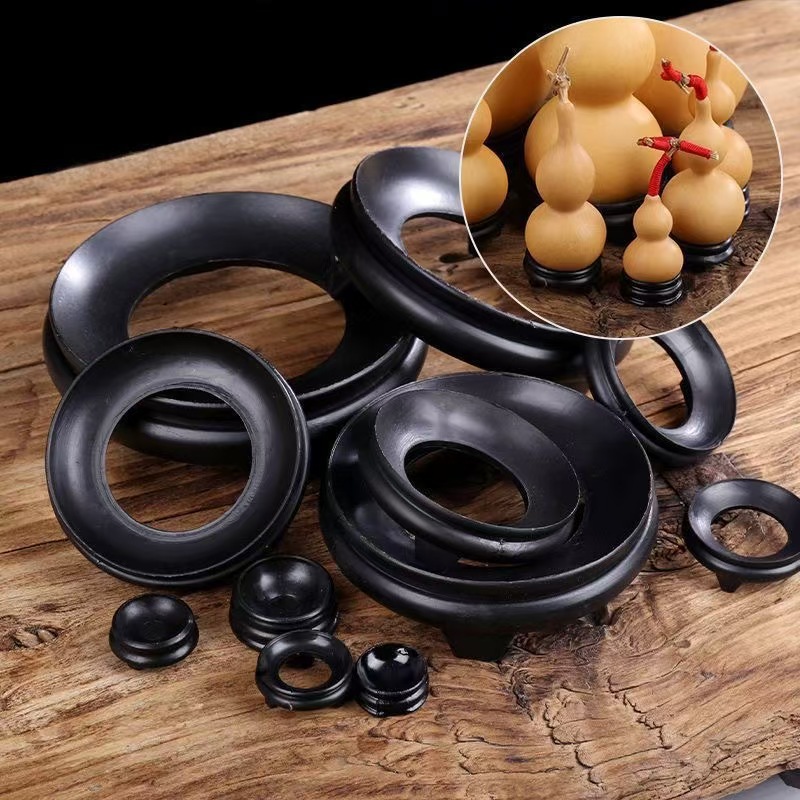 Gourd Base Bracket Wen Play Walnut Small Gourd Imitation Plastic Bracket Crafts Big Gourd Ornaments Tray