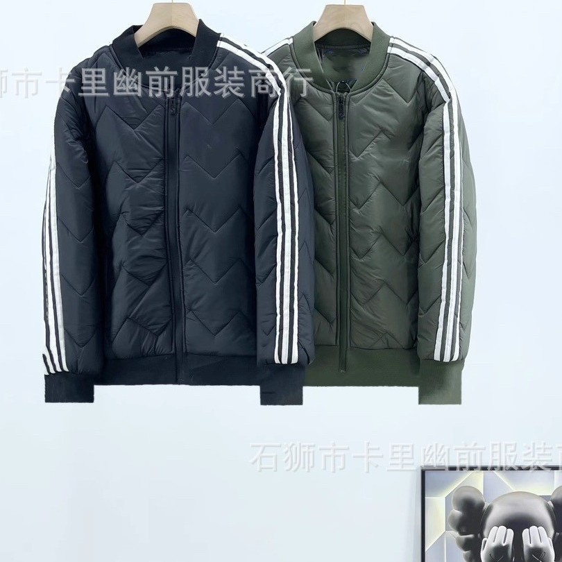 Новое хлопковое верхнее изделие для мужчин и женщин осень-зима, ветронепроницаемое, спортивное, с воротником-стойкой, холодозащитное, теплое, с вышивкой