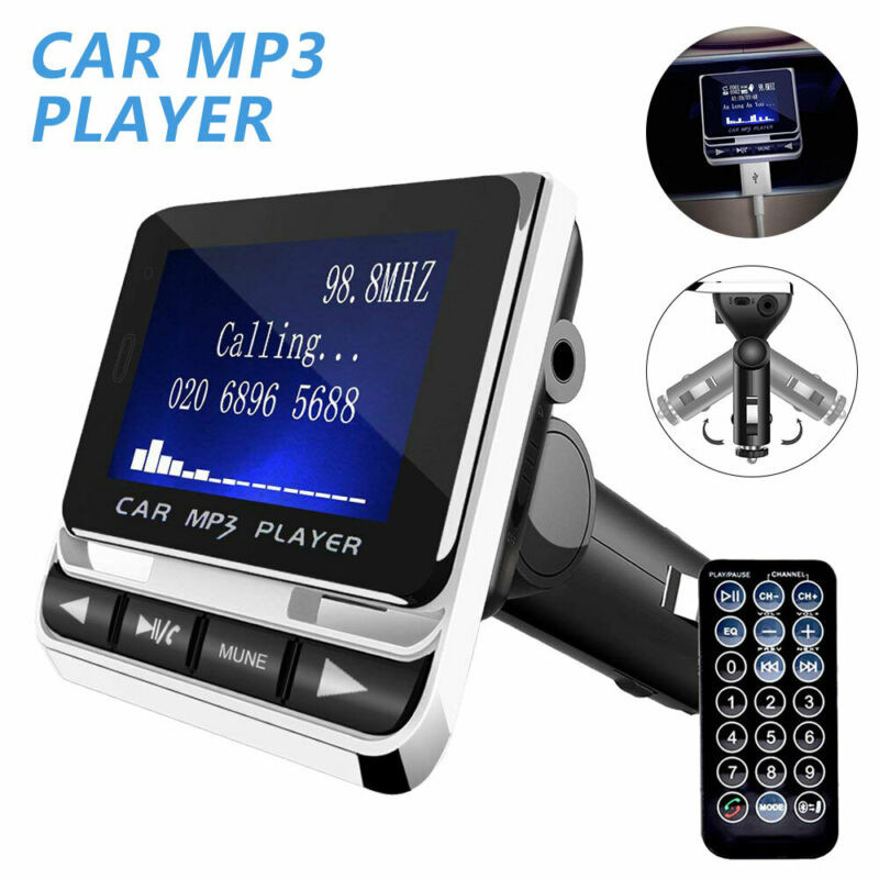 Car mp3 fm12b Bluetooth hands-free car FM transmitter large screen display can read U disk car MP3