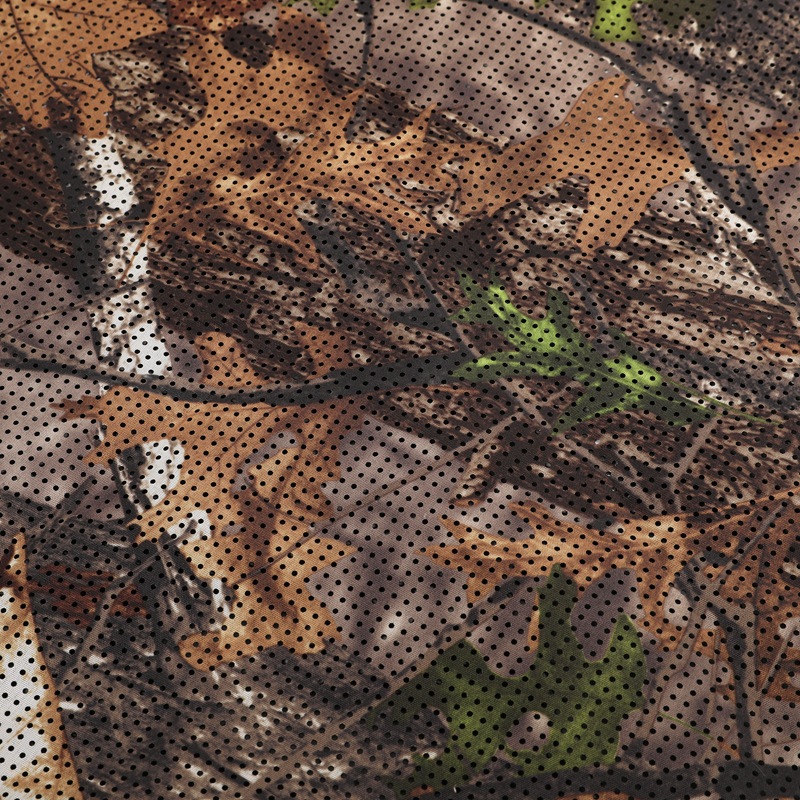 Punching Tent Fabric with Laser Punching, Outdoor See-Through Fabric Punching, Various Types of Pattern Processing