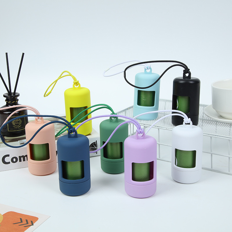 Товары для домашних животных, диспенсер для биоразлагаемых пакетов для экскрементов, утолщенные пакеты для экскрементов, готовые к продаже