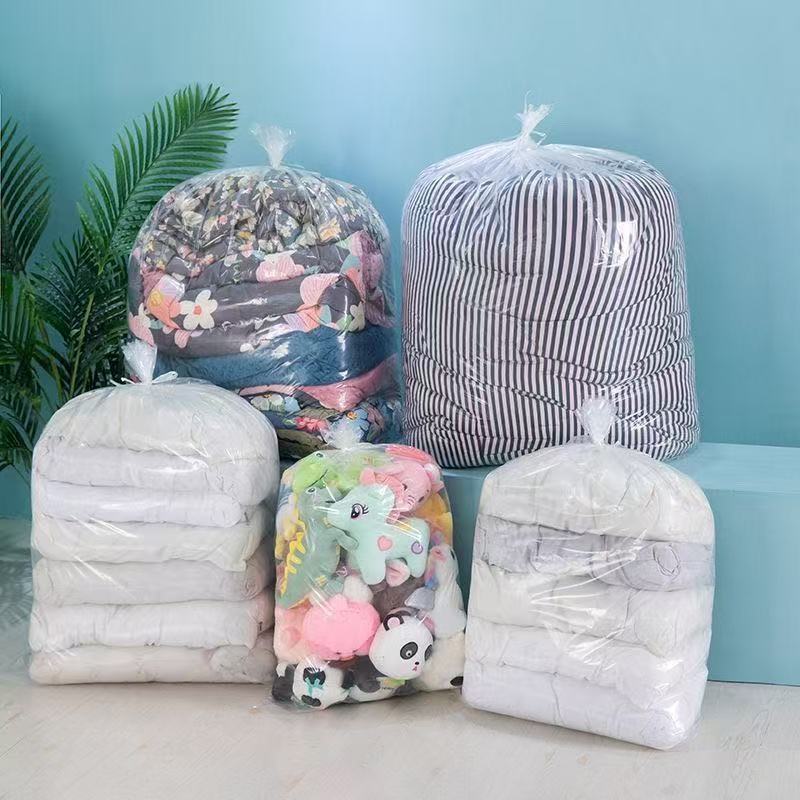 Flat Plastic Bags, Thickened Transparent High-Pressure Film Lining, Moisture-Proof and Dust-Proof Carton Inner Film Packaging Bags for Storage