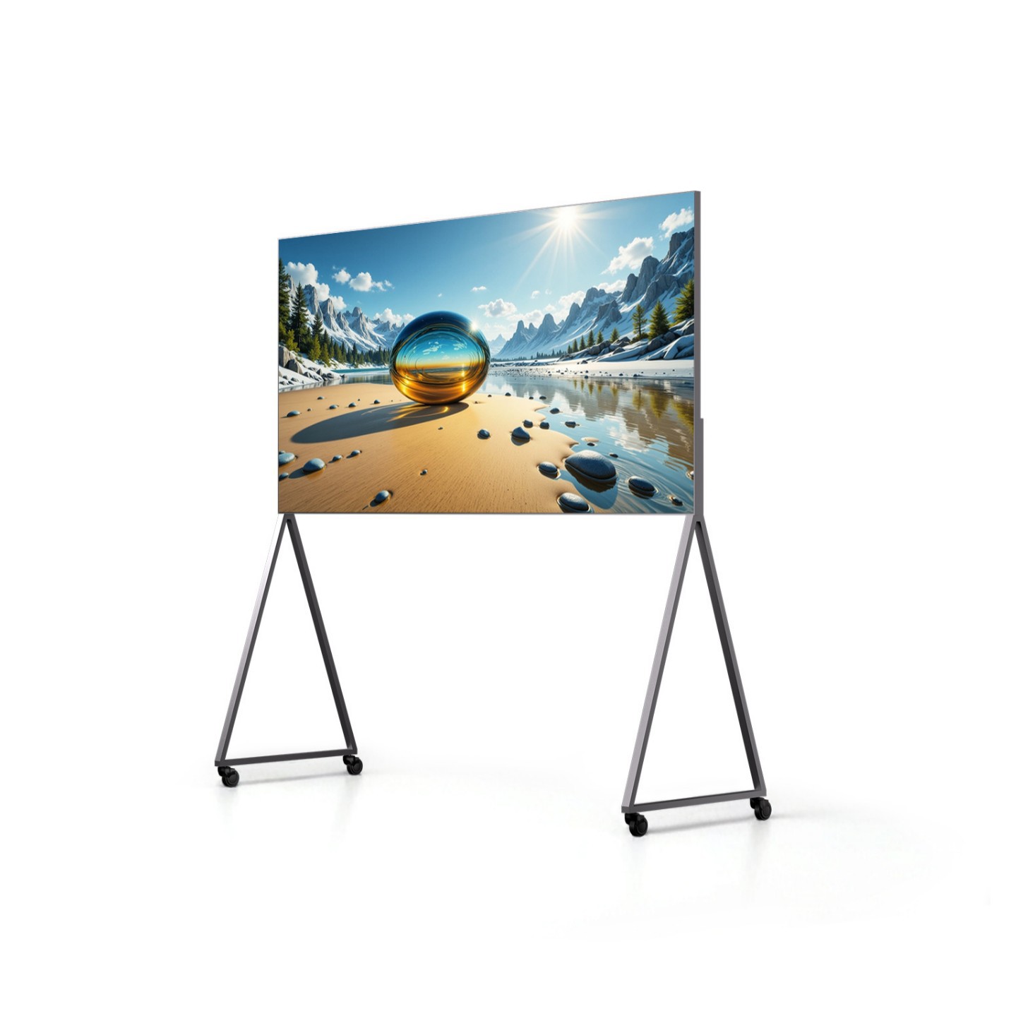 Slim Vertical 88" Seamless Landscape Ad Display