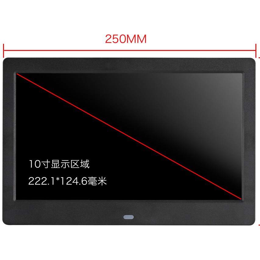 Factory Direct Sales New Model 10.1inch Hd Led Digital Photo Frame Lcd Digital Photo Album Business Advertising Machine Gift