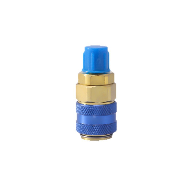 134 Quick Connector Qc-12 Plus Refrigerant Straight Connector Car Air Conditioner Plus Fluoride Connector R134A Quick Connector