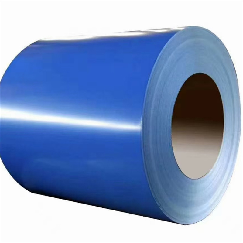 In-Stock Dx51D Hot-Dip Galvanized Color-Coated Steel Sheet Insulation Material Milky White Ice Gray White Iron Sheet Gray Blue Color Steel Sheet