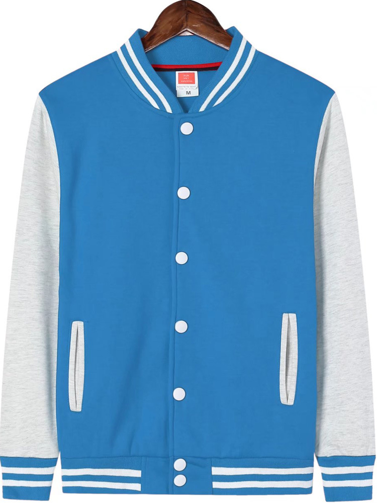 Baseball Uniform Sweatshirt Jacket Printed Logo Company Corporate Autumn and Winter Clothing Wholesale Group Clothing Live Supply Trendy Brand