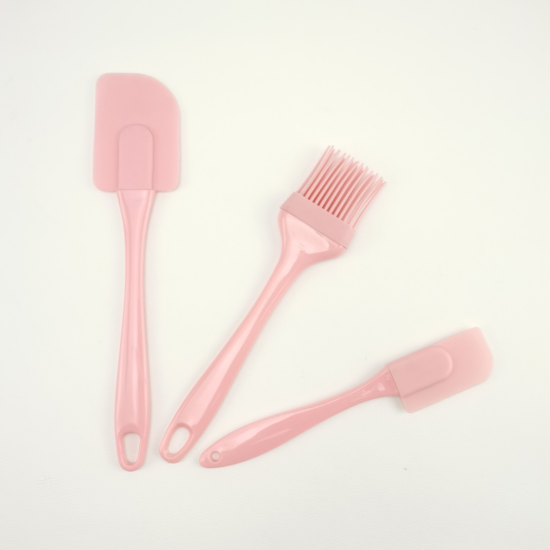 Spot Silicone Scraper Silicone Oil Brush Large and Small Cream Scraper Silicone Oil Brush Four-Piece Baking Tool Set