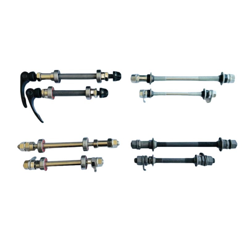 Solid Hub Center Shaft/Pelins Front and Rear Axle/Mountain Bike Pelins Axle/Bicycle Front and Rear Axle/Bicycle Accessories