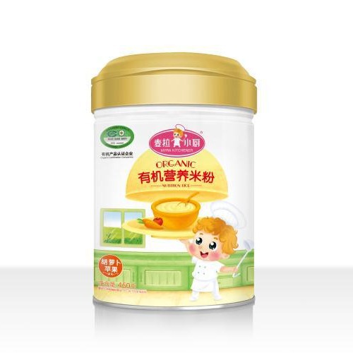 Myla Little Chef Organic Nutritional Rice Powder Probiotics High-Iron Baby Food Supplement Millet Rice Paste Infant Organic Selection