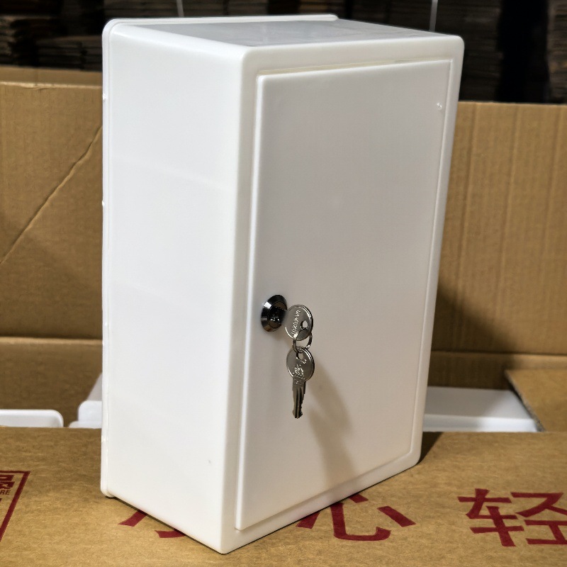 Outdoor Trendy Wall-Mounted Curved New Milk Box Milk Delivery Box Milk Turnover Box with Charging Box