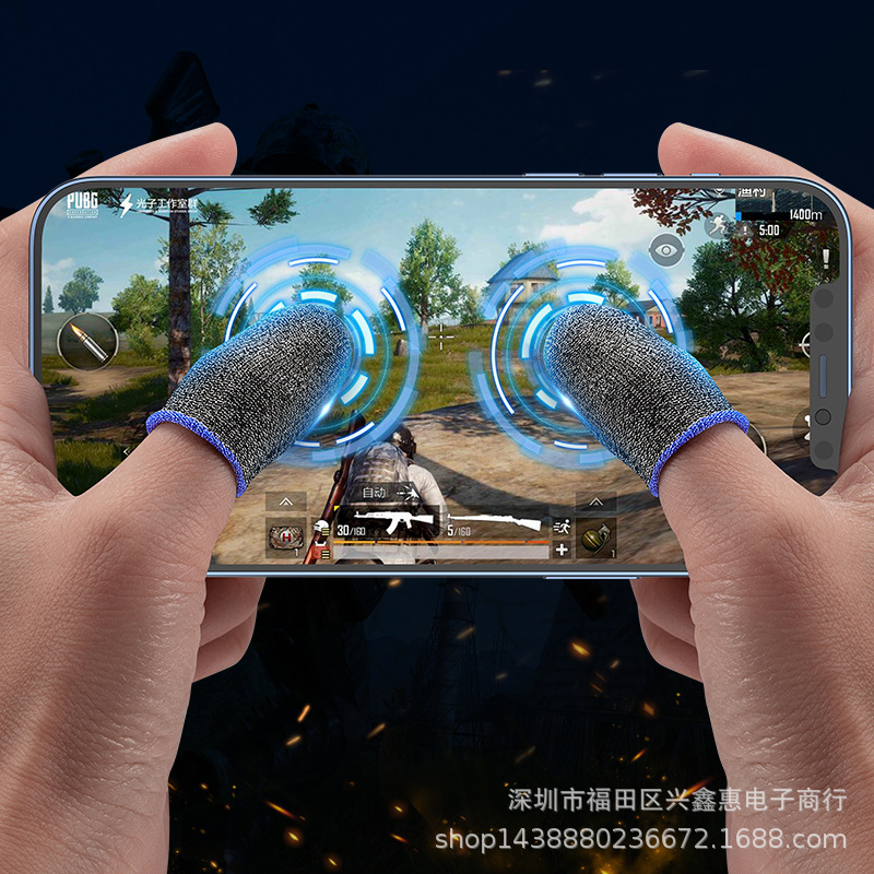 Hand Game Finger Cots Anti-Sweat Auxiliary Chicken Handle Artifact Finger Cots Moving Artifact King of Glory Wholesale