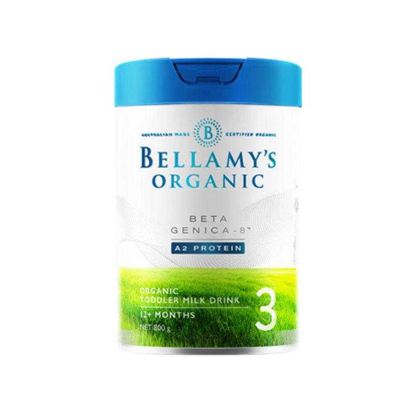 Australia Imported Bellamy's Platinum 3-Stage Dha Organic A2 Protein Milk Powder Infant Formula Milk Powder 800G/Can