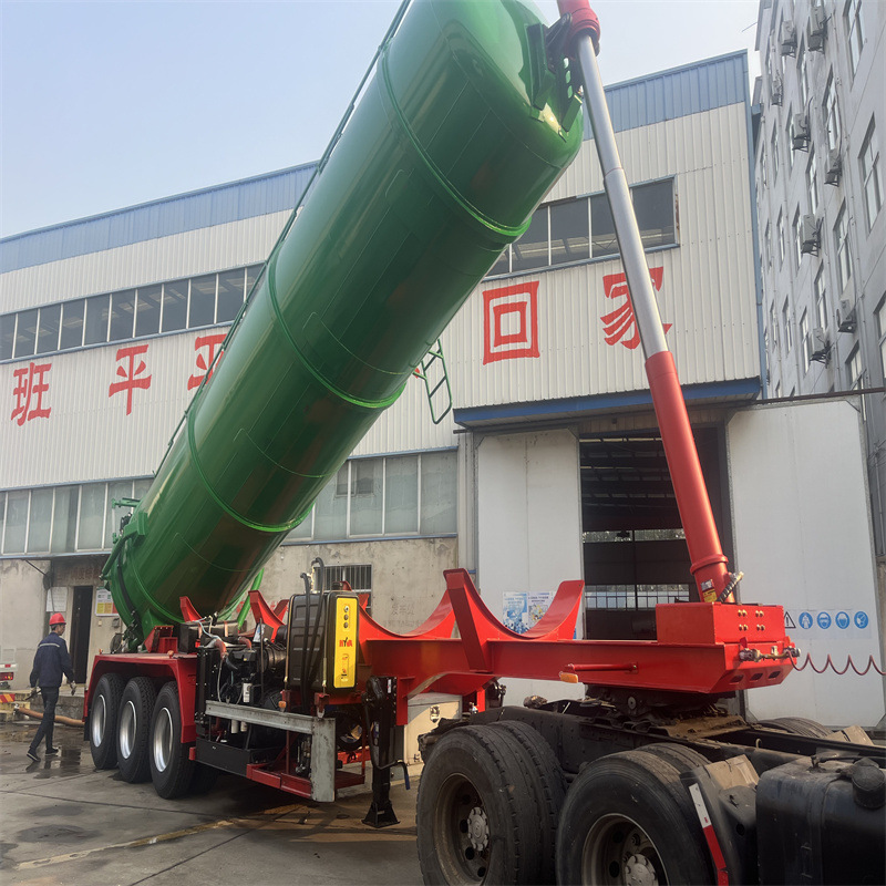 Экспортный полуприцепный Камаз для откачки 30 кубометров, Камаз для откачки сточных вод, транспортировка жидкостей, специальный транспорт для сточных вод и сточных вод