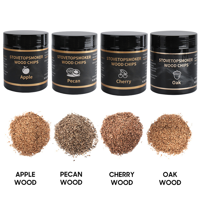 Cross-Border Kitchen Smoking Wood Chips Apple Walnut Cherry Oak Flavor Household Handheld Smoking Gun Molecular Gastronomy Wood