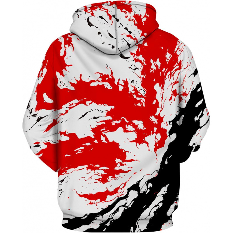 Wangstar Mens Graphic Hoodies Pullover Cool Designer Hoodies