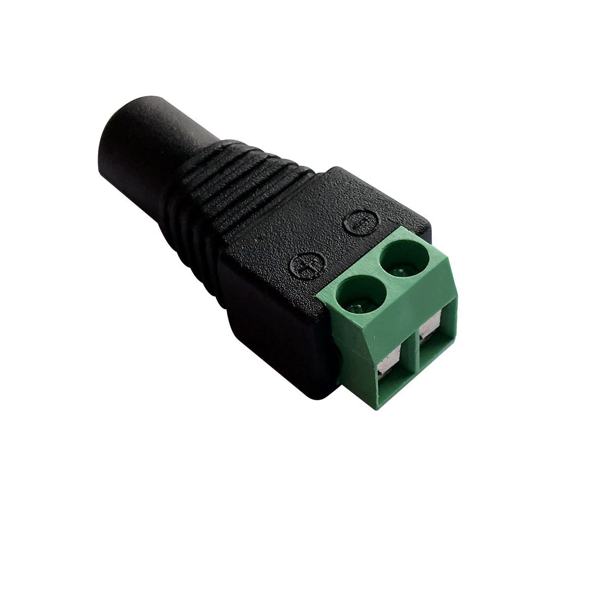 DC female head welding-free DC head DC5.5 * 2.1 female to green terminal power adapter monitoring camera