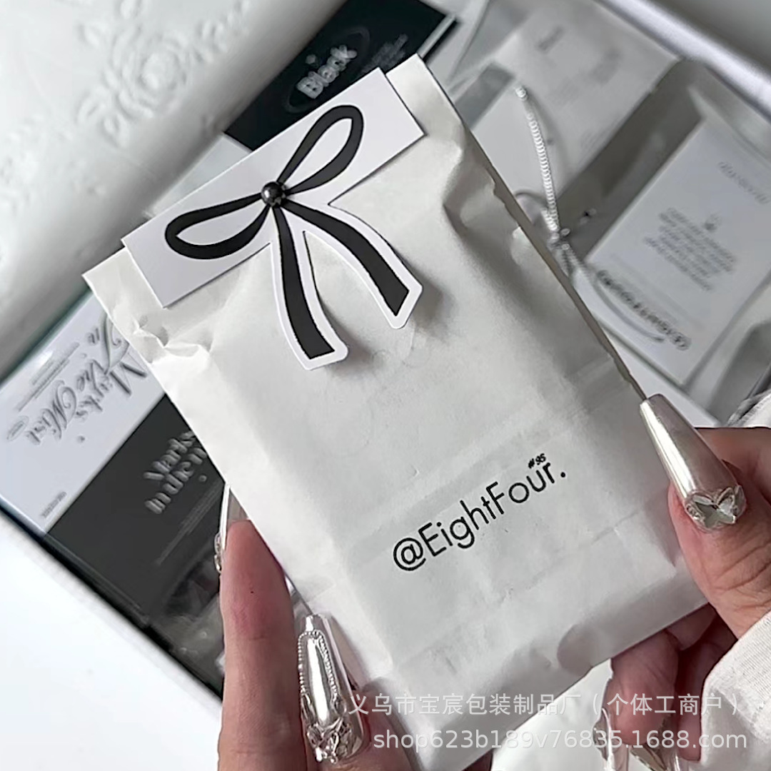 Silver Double-foot Nail Card Head Fixed High-value Handbook Gift Packaging Card Fixed Decorative Small Accessories